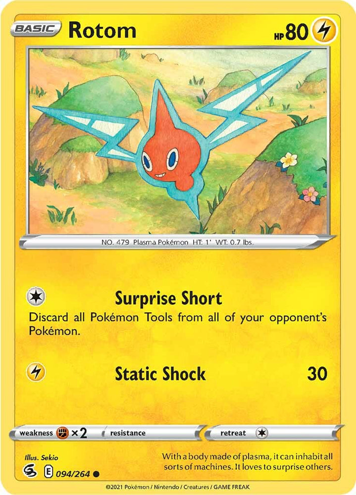 Pokemon | Rotom (094/264) [Sword & Shield: Fusion Strike] | The Nerd Merchant