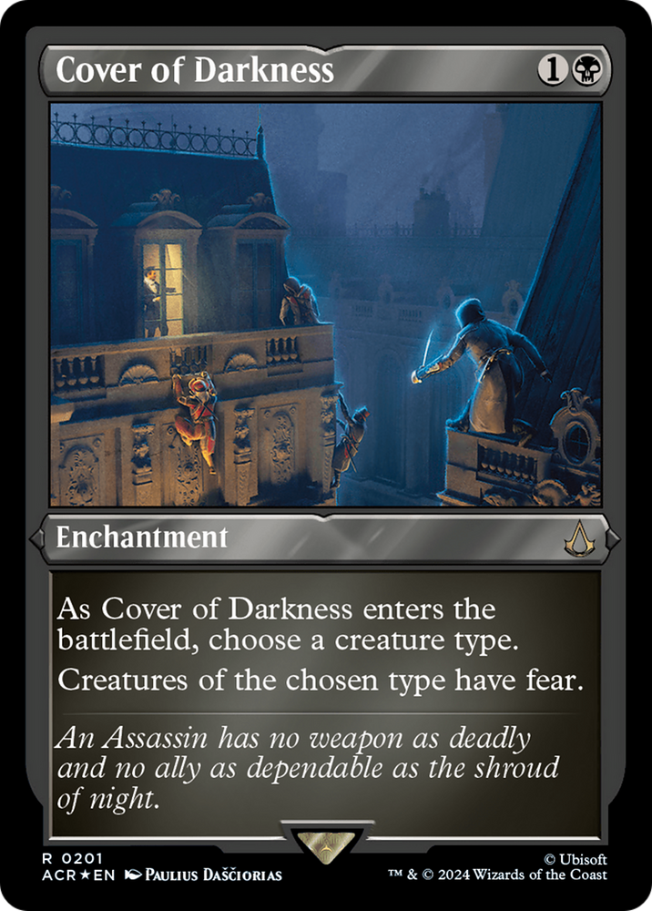 Magic | Cover of Darkness (Foil Etched) [Assassin's Creed] | The Nerd Merchant