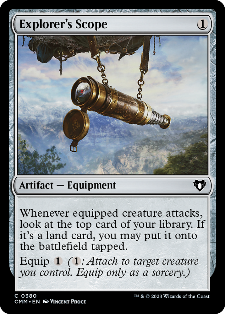 Magic | Explorer's Scope [Commander Masters] | The Nerd Merchant