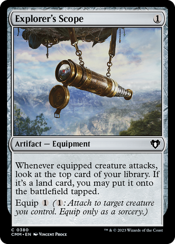 Magic | Explorer's Scope [Commander Masters] | The Nerd Merchant