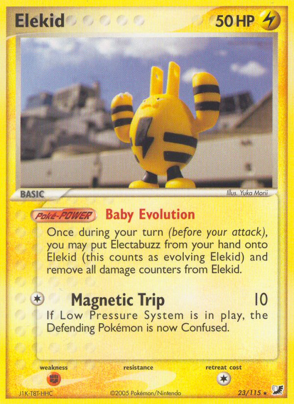 Pokemon | Elekid (23/115) [EX: Unseen Forces] | The Nerd Merchant