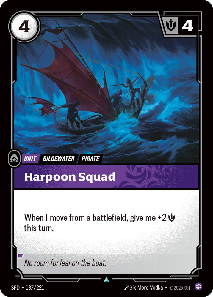 Harpoon Squad (Foil) - Spiritforged #137