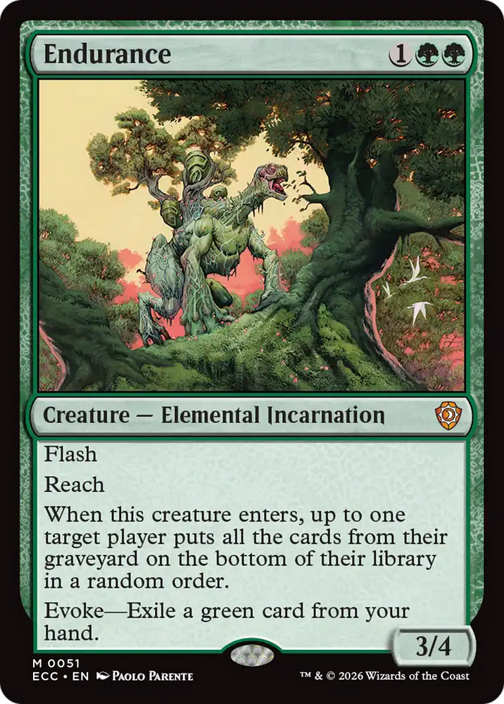 Magic | Endurance [Lorwyn Eclipsed Commander] | The Nerd Merchant