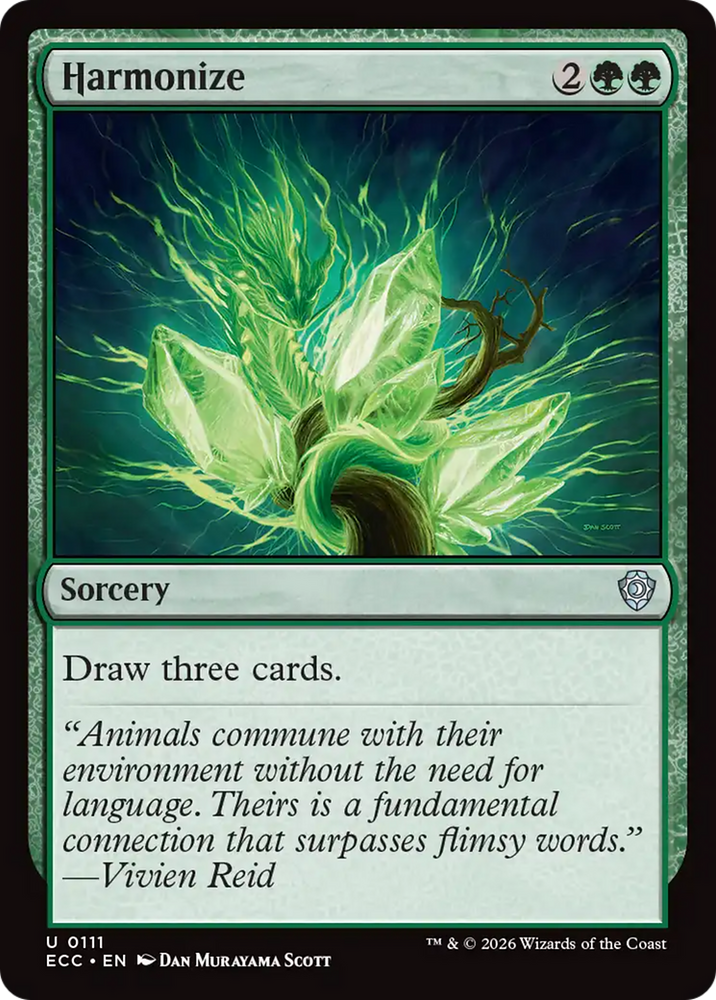 Magic | Harmonize [Lorwyn Eclipsed Commander] | The Nerd Merchant