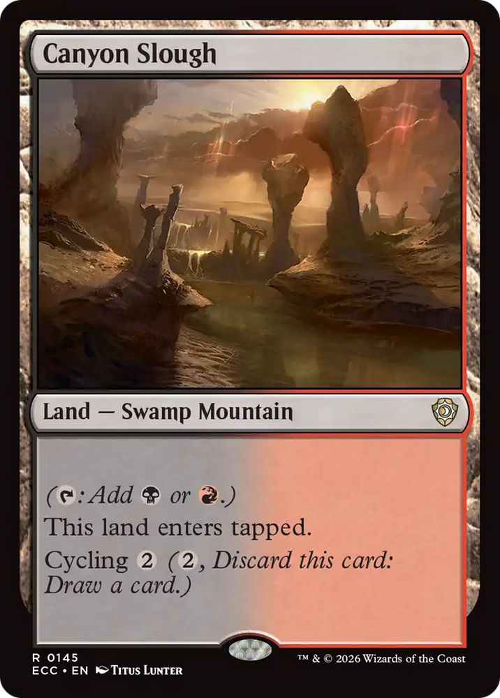Magic | Canyon Slough [Lorwyn Eclipsed Commander] | The Nerd Merchant