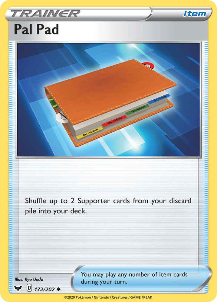Pokemon | Pal Pad (172/202) [Sword & Shield: Base Set] | The Nerd Merchant