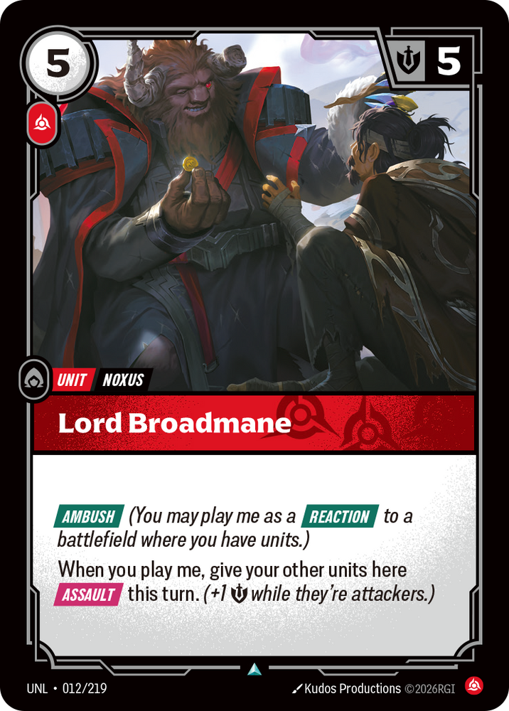 Lord Broadmane - Unleashed (012/219)