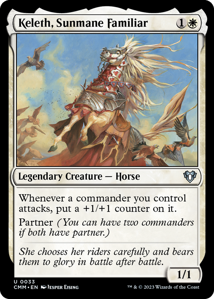 Magic | Keleth, Sunmane Familiar [Commander Masters] | The Nerd Merchant