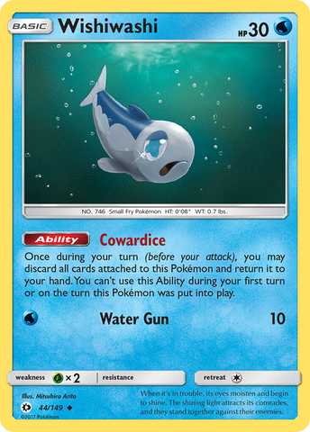 Pokemon | Wishiwashi (44/149) [Sun & Moon: Base Set] | The Nerd Merchant