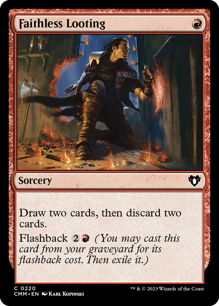 Magic | Faithless Looting [Commander Masters] | The Nerd Merchant