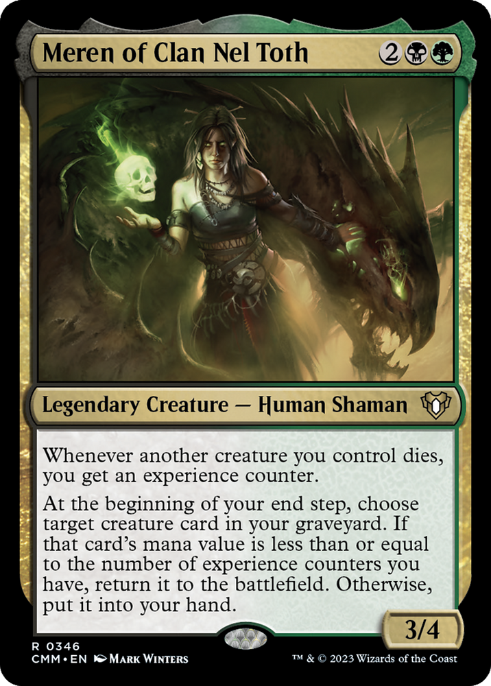 Magic | Meren of Clan Nel Toth [Commander Masters] | The Nerd Merchant