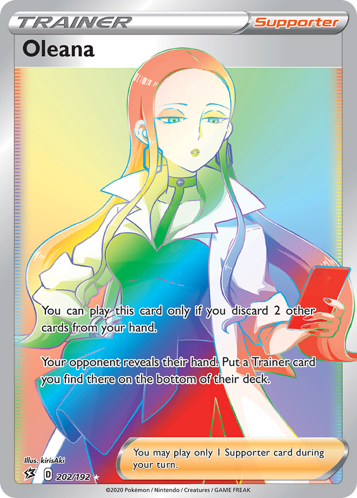 Pokemon | Oleana (202/192) [Sword & Shield: Rebel Clash] | The Nerd Merchant