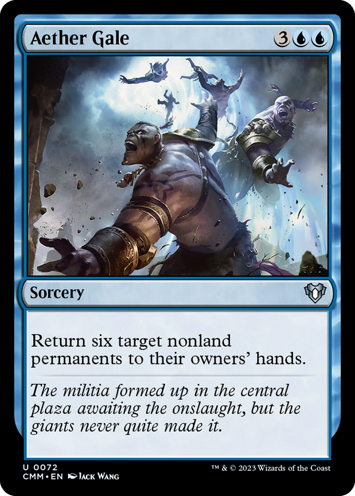 Magic | Aether Gale [Commander Masters] | The Nerd Merchant