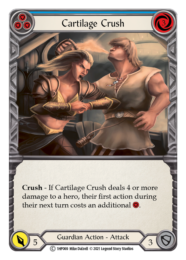 Flesh and Blood TCG | Cartilage Crush (Blue) [1HP069] (History Pack 1) | The Nerd Merchant
