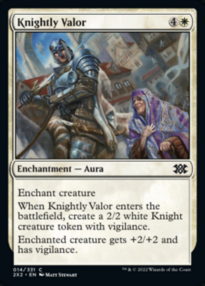 Magic | Knightly Valor [Double Masters 2022] | The Nerd Merchant