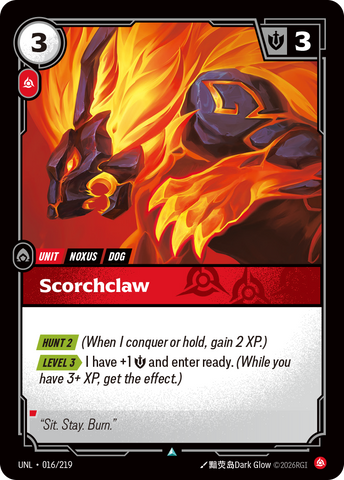 Scorchclaw (Foil) - Unleashed (016/219)