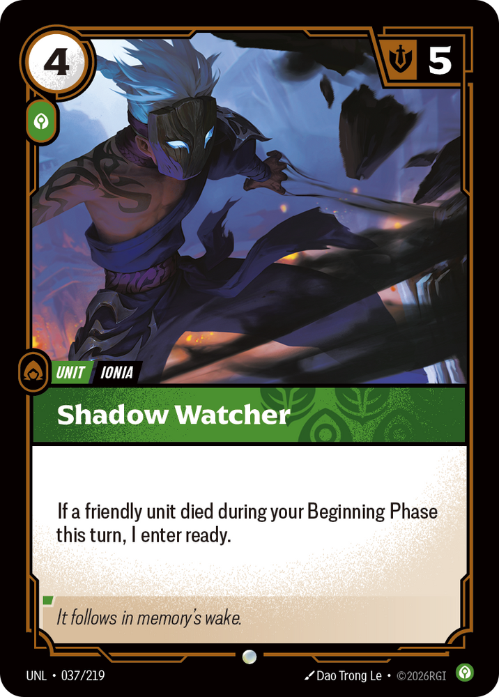 Shadow Watcher (Foil) - Unleashed (037/219)