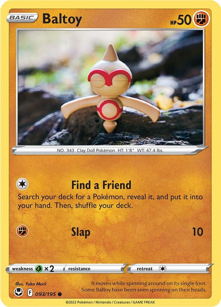 Pokemon | Baltoy (093/195) [Sword & Shield: Silver Tempest] | The Nerd Merchant