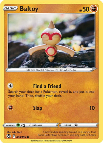 Pokemon | Baltoy (093/195) [Sword & Shield: Silver Tempest] | The Nerd Merchant