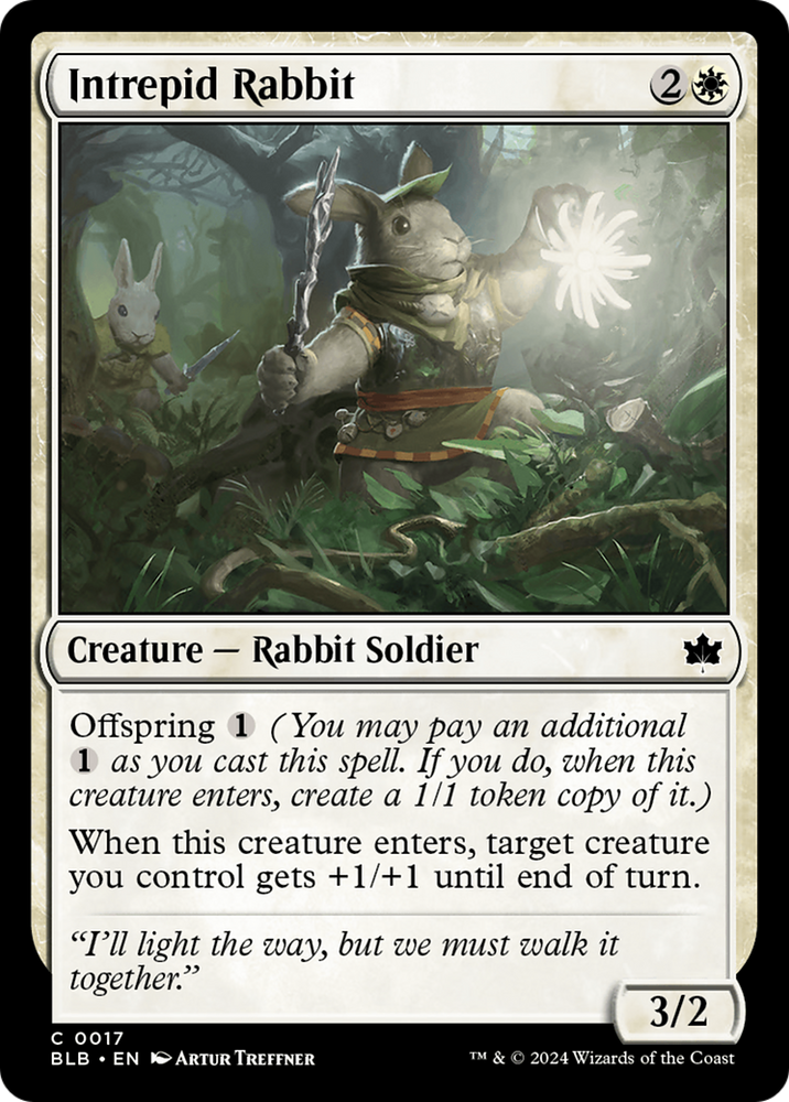 Magic | Intrepid Rabbit [Bloomburrow] | The Nerd Merchant