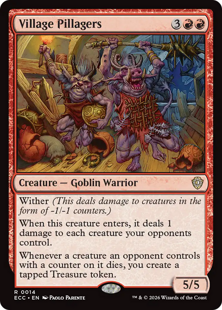 Magic | Village Pillagers [Lorwyn Eclipsed Commander] | The Nerd Merchant