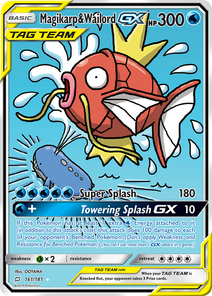 Pokemon | Magikarp & Wailord GX (161/181) [Sun & Moon: Team Up] | The Nerd Merchant