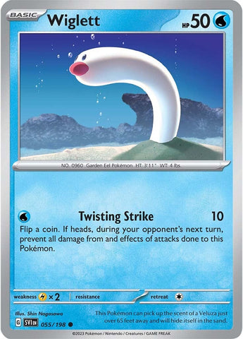 Pokemon | Wiglett (055/198) [Scarlet & Violet: Base Set] | The Nerd Merchant