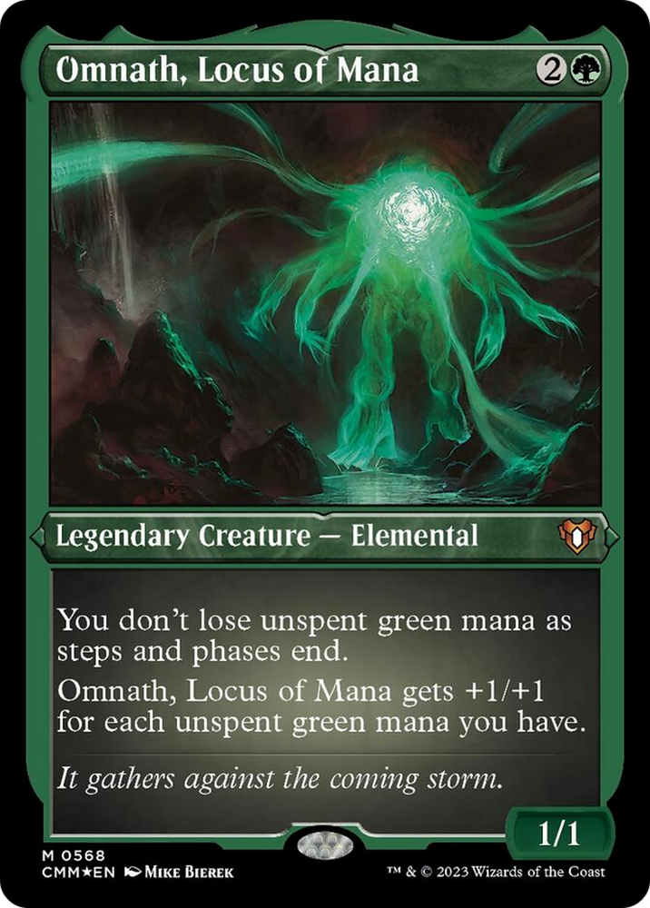 Magic | Omnath, Locus of Mana (Foil Etched) [Commander Masters] | The Nerd Merchant