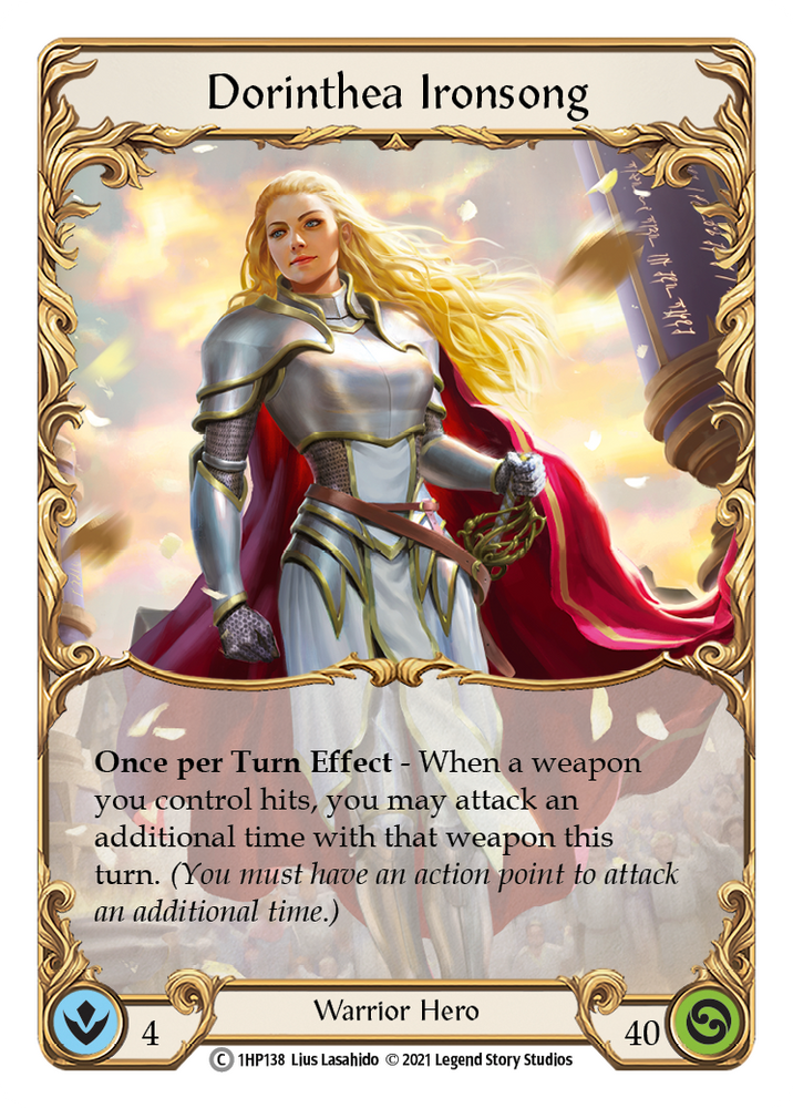 Flesh and Blood TCG | Dorinthea Ironsong [1HP138] (History Pack 1) | The Nerd Merchant