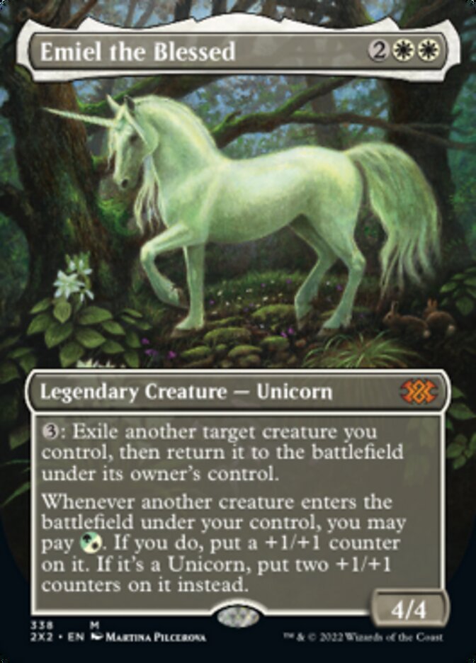 Magic | Emiel the Blessed (Borderless Alternate Art) [Double Masters 2022] | The Nerd Merchant