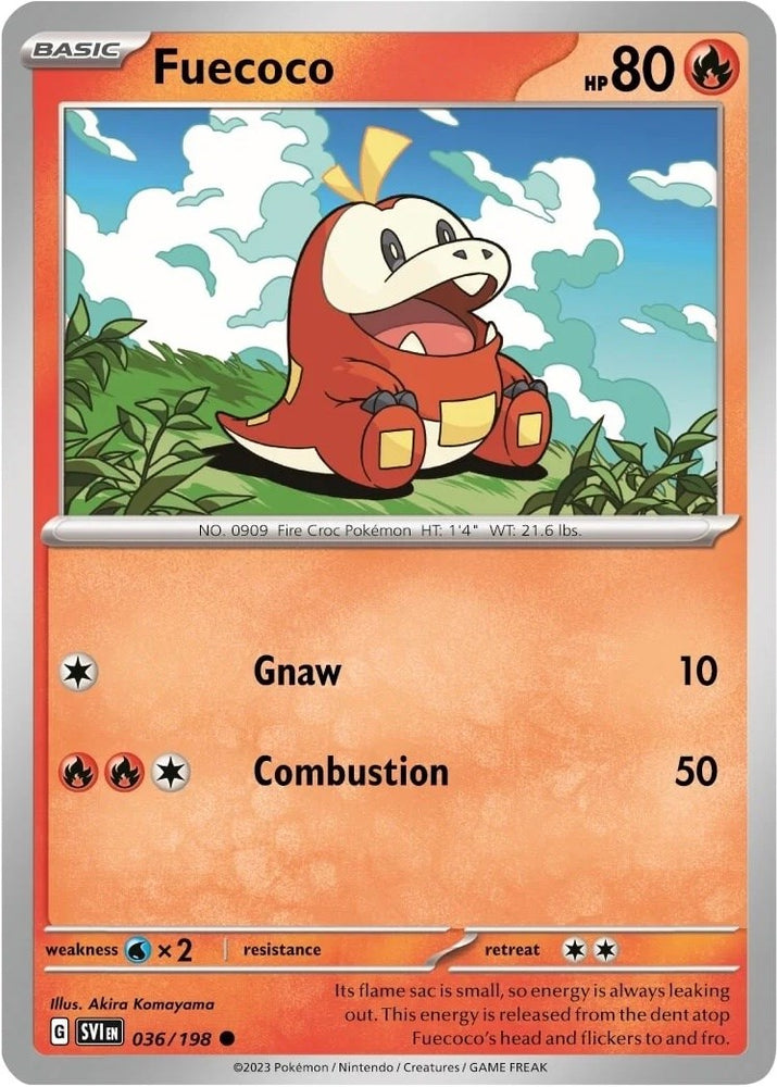 Pokemon | Fuecoco (036/198) (Paldea Collection) [Scarlet & Violet: Base Set] | The Nerd Merchant