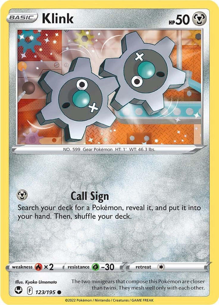 Pokemon | Klink (123/195) [Sword & Shield: Silver Tempest]