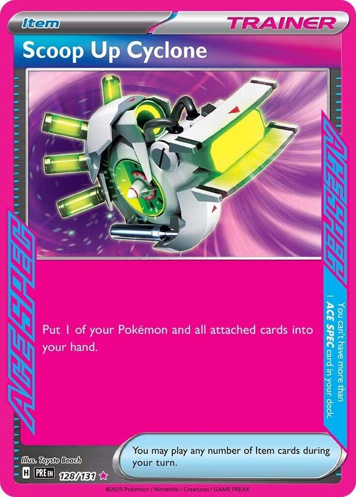 Pokemon | Scoop Up Cyclone (128/131) [Scarlet & Violet: Prismatic Evolutions] | The Nerd Merchant