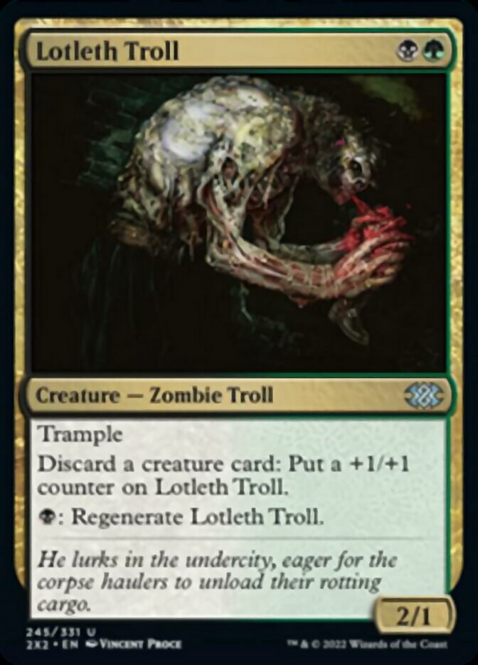 Magic | Lotleth Troll [Double Masters 2022] | The Nerd Merchant