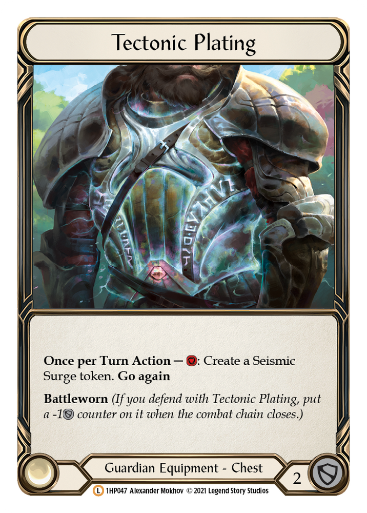 Flesh and Blood TCG | Tectonic Plating [1HP047] (History Pack 1) | The Nerd Merchant