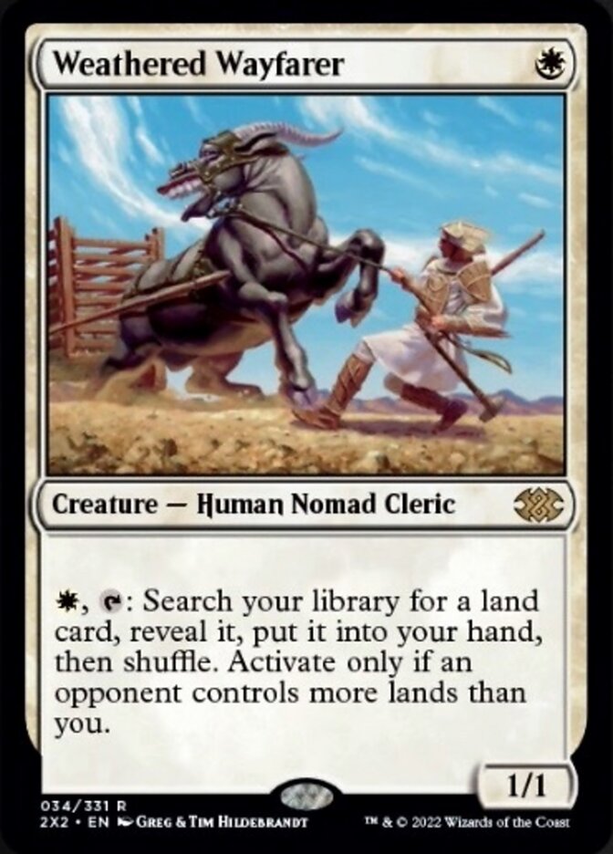 Magic | Weathered Wayfarer [Double Masters 2022] | The Nerd Merchant
