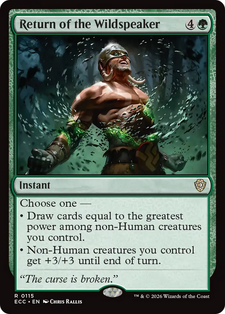 Magic | Return of the Wildspeaker [Lorwyn Eclipsed Commander] | The Nerd Merchant