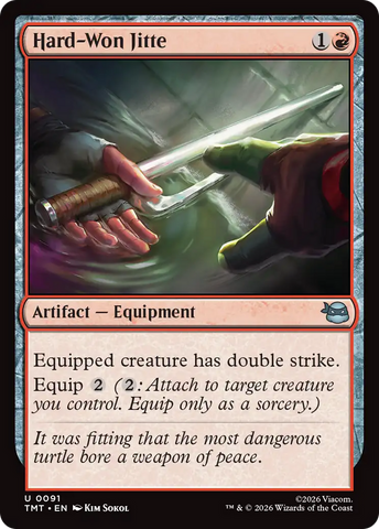 Magic | Hard-Won Jitte [Teenage Mutant Ninja Turtles] | The Nerd Merchant
