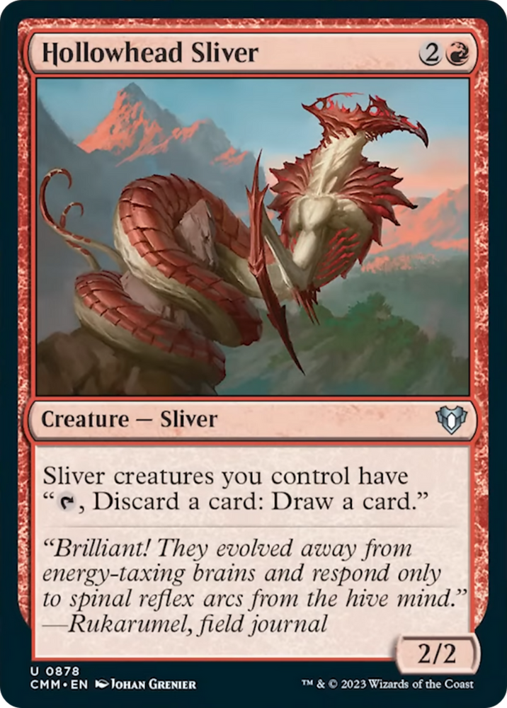 Magic | Hollowhead Sliver [Commander Masters] | The Nerd Merchant