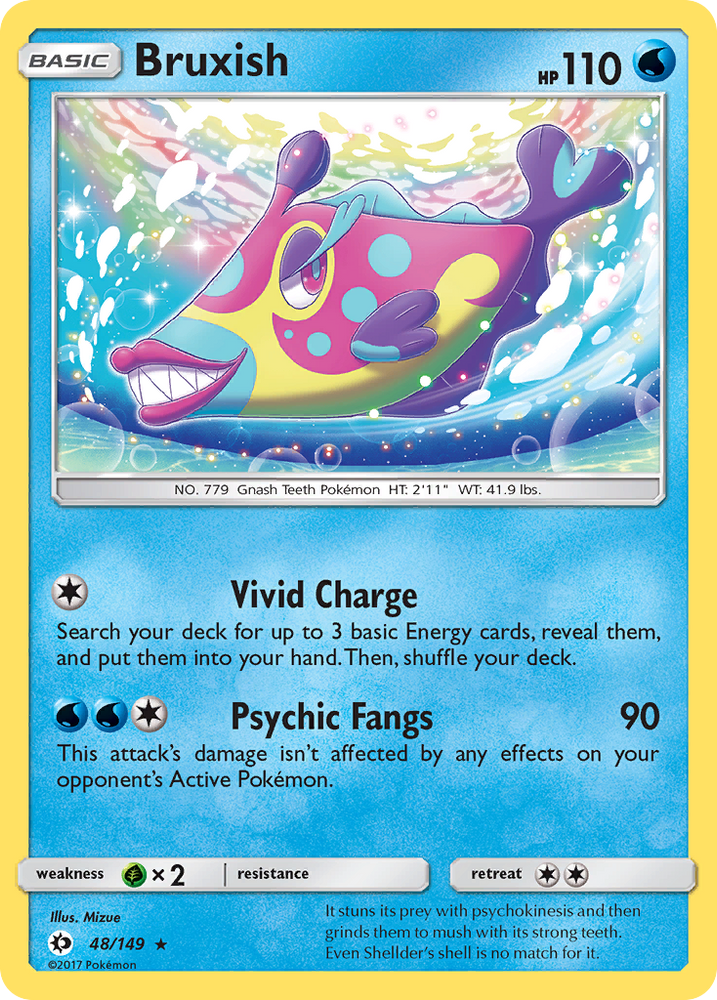 Pokemon | Bruxish (48/149) [Sun & Moon: Base Set] | The Nerd Merchant