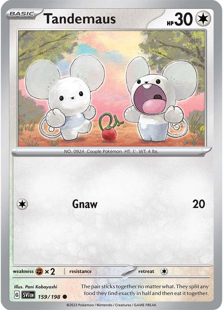 Pokemon | Tandemaus (159/198) [Scarlet & Violet: Base Set] | The Nerd Merchant