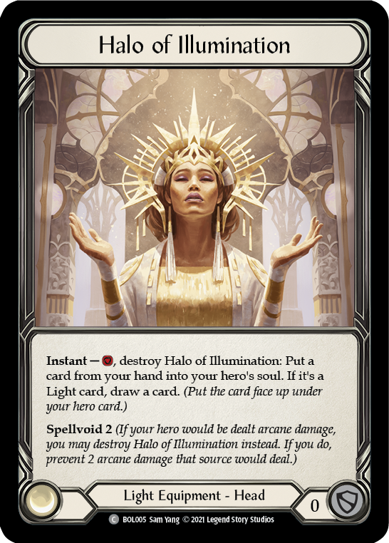 Flesh and Blood TCG | Halo of Illumination [BOL005] (Monarch Boltyn Blitz Deck) | The Nerd Merchant