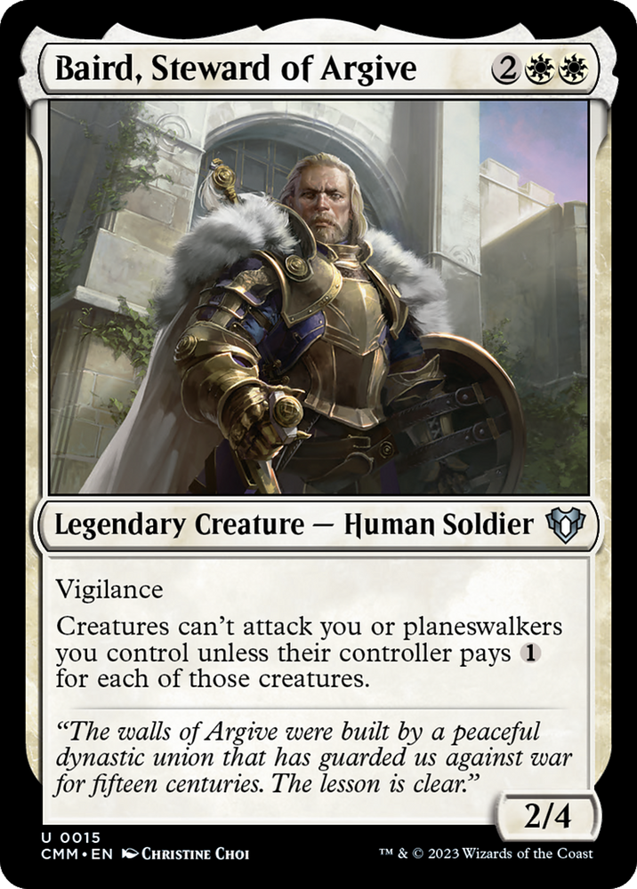 Magic | Baird, Steward of Argive [Commander Masters] | The Nerd Merchant