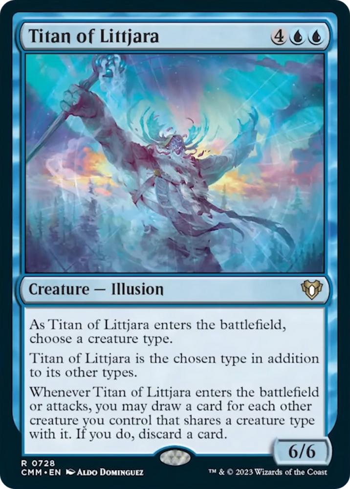Magic | Titan of Littjara [Commander Masters] | The Nerd Merchant