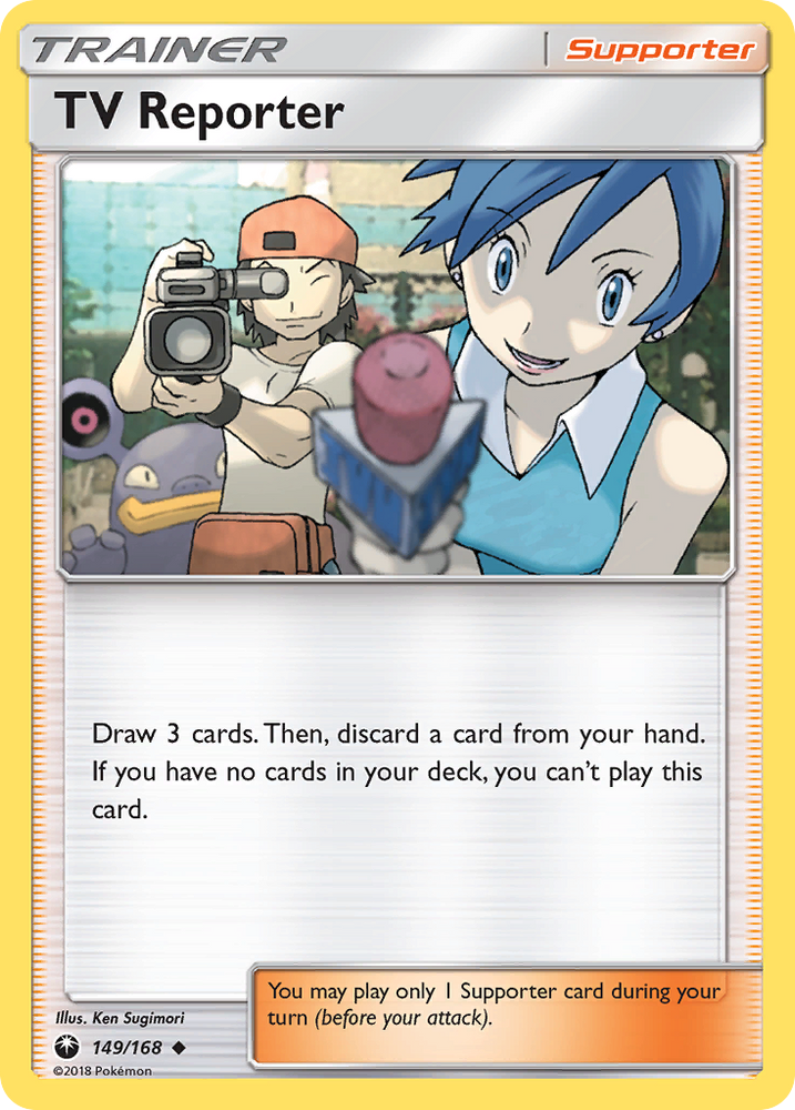 Pokemon | TV Reporter (149/168) [Sun & Moon: Celestial Storm] | The Nerd Merchant