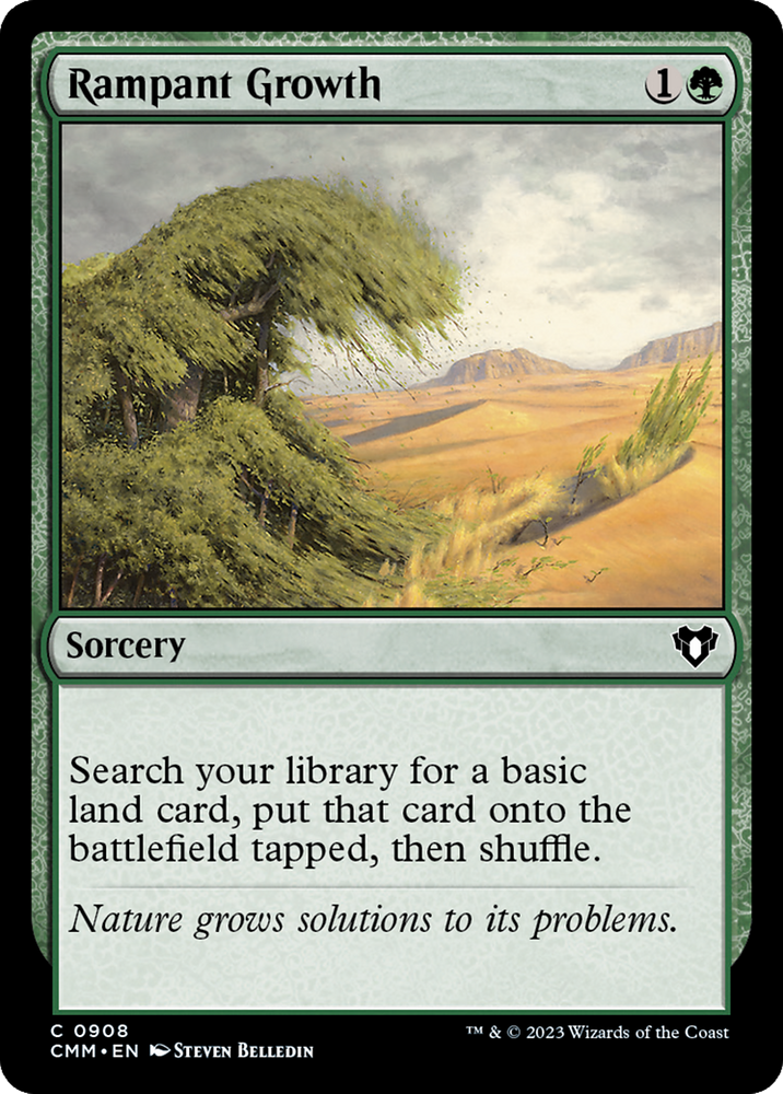 Magic | Rampant Growth [Commander Masters] | The Nerd Merchant