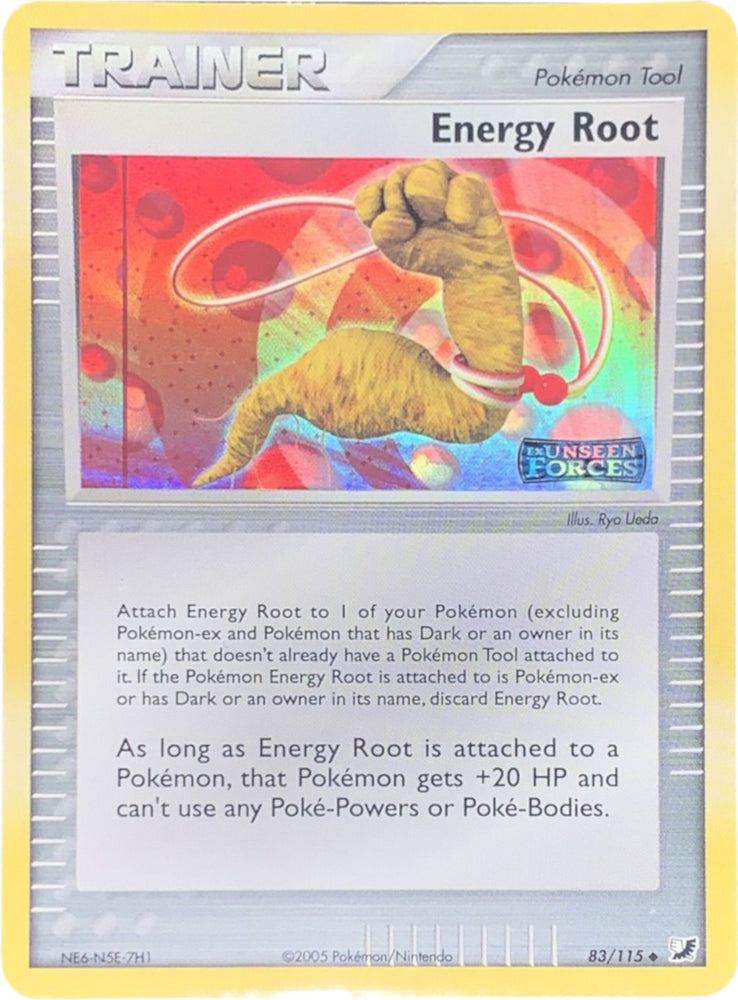 Pokemon | Energy Root (83/115) (Stamped) [EX: Unseen Forces] | The Nerd Merchant