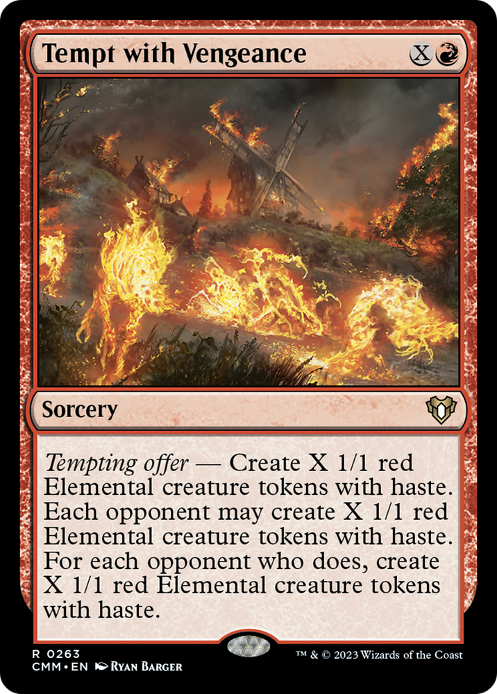 Magic | Tempt with Vengeance [Commander Masters] | The Nerd Merchant