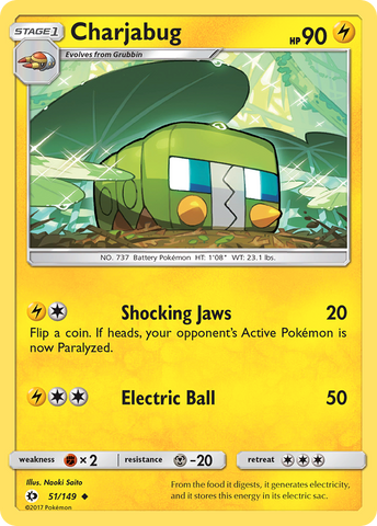 Pokemon | Charjabug (51/149) [Sun & Moon: Base Set] | The Nerd Merchant