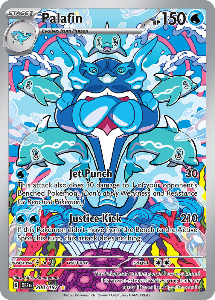 Pokemon | Palafin (200/197) [Scarlet & Violet: Obsidian Flames] | The Nerd Merchant